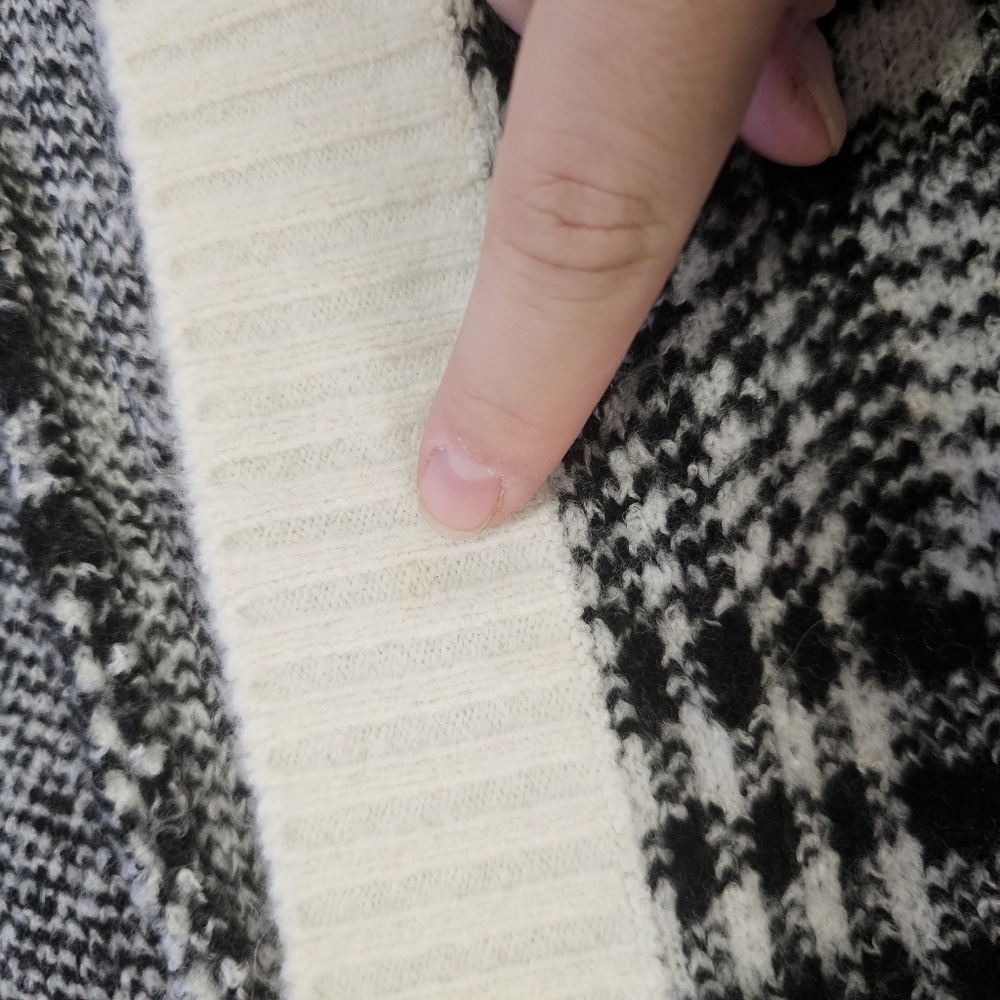 Show Me Your Mumu Seth Belted Sweater Rogers Plaid Knit Size XS - Picture 6 of 7